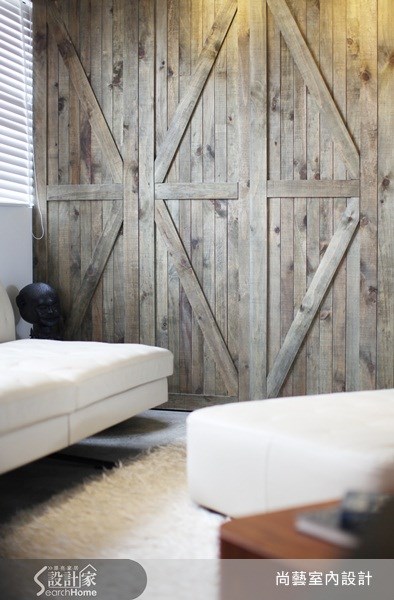 30坪老屋(16~30年)＿工業風客廳案例圖片＿尚藝室內設計＿尚藝_14旅遊節目主持人的家之10