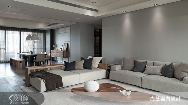 70坪＿美式風客廳案例圖片＿尚藝室內設計＿尚藝_24國家美術館墨方之8