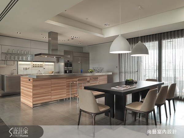 70坪＿美式風餐廳案例圖片＿尚藝室內設計＿尚藝_24國家美術館墨方之11