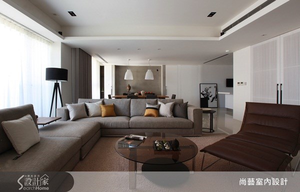 70坪新成屋(5年以下)＿現代風客廳餐廳案例圖片＿尚藝室內設計＿尚藝_12新竹喬立有容之3