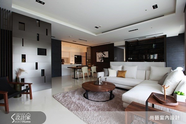 40坪新成屋(5年以下)＿現代風客廳案例圖片＿尚藝室內設計＿尚藝_22元大一品苑之8