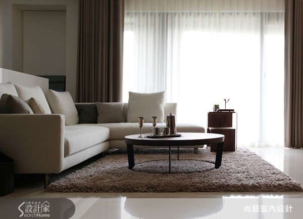 40坪新成屋(5年以下)＿現代風客廳案例圖片＿尚藝室內設計＿尚藝_22元大一品苑之5