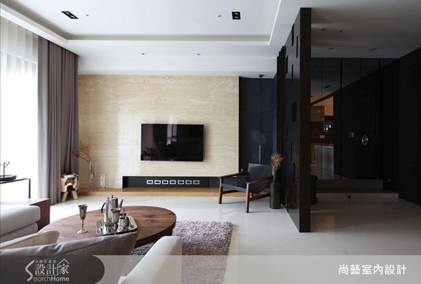 40坪新成屋(5年以下)＿現代風客廳案例圖片＿尚藝室內設計＿尚藝_22元大一品苑之6