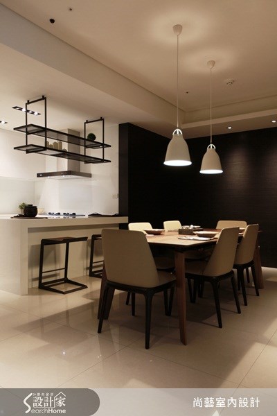 45坪新成屋(5年以下)＿現代風餐廳案例圖片＿尚藝室內設計＿尚藝_15未來之光之4