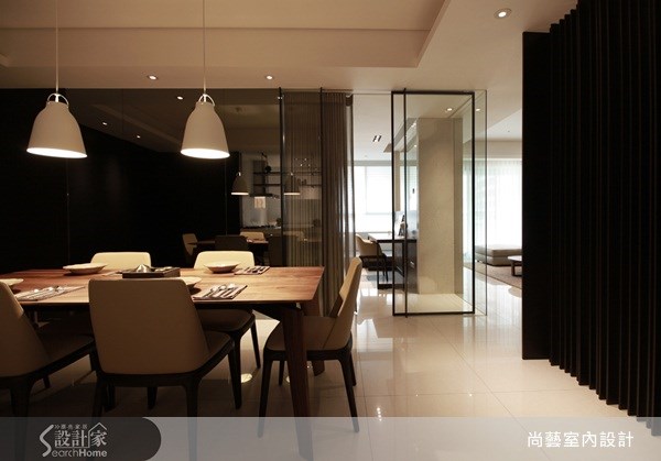 45坪新成屋(5年以下)＿現代風餐廳案例圖片＿尚藝室內設計＿尚藝_15未來之光之5