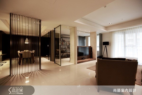 45坪新成屋(5年以下)＿現代風客廳案例圖片＿尚藝室內設計＿尚藝_15未來之光之2