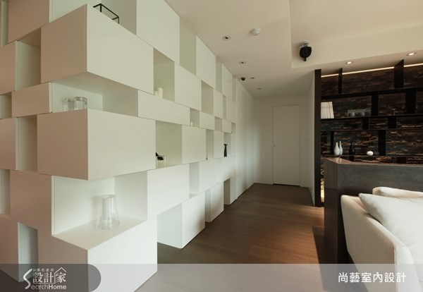 40坪新成屋(5年以下)＿現代風客廳書房案例圖片＿尚藝室內設計＿尚藝_25鄉林大境之8