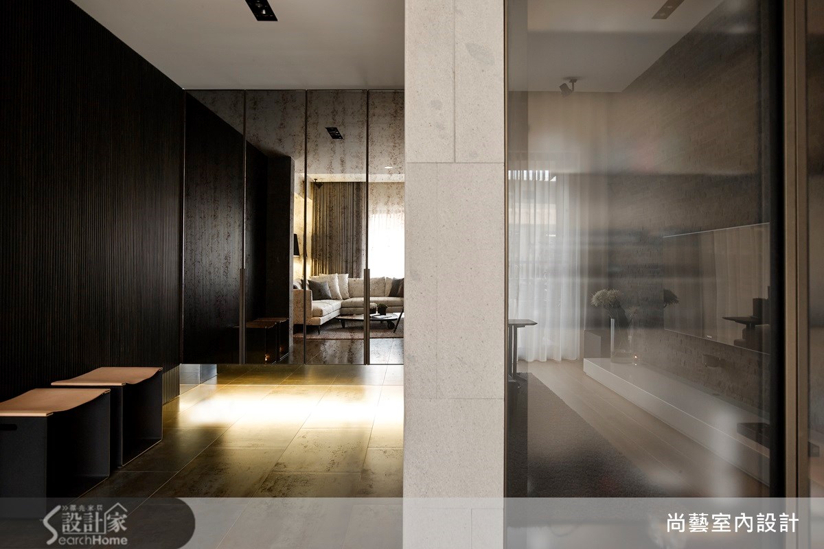 45坪新成屋(5年以下)＿現代風玄關案例圖片＿尚藝室內設計＿尚藝_26天母知田之15
