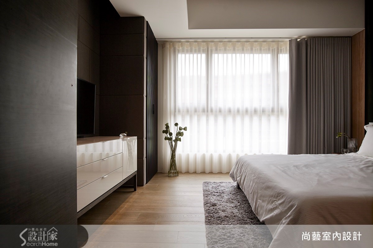 45坪新成屋(5年以下)＿現代風臥室案例圖片＿尚藝室內設計＿尚藝_26天母知田之17