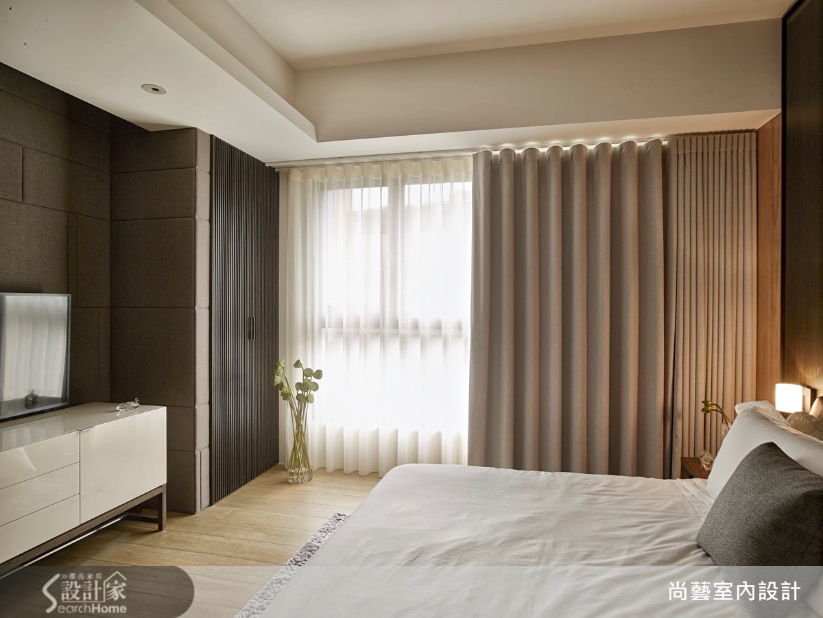 45坪新成屋(5年以下)＿現代風臥室案例圖片＿尚藝室內設計＿尚藝_26天母知田之18