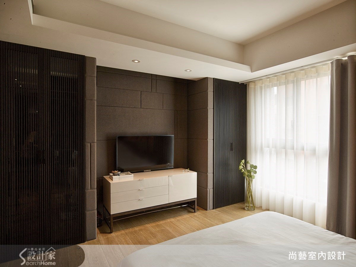 45坪新成屋(5年以下)＿現代風臥室案例圖片＿尚藝室內設計＿尚藝_26天母知田之19
