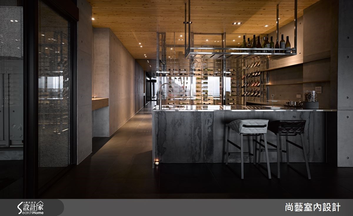275坪新成屋(5年以下)＿現代風吧檯走廊案例圖片＿尚藝室內設計＿尚藝_28新店國玉之5