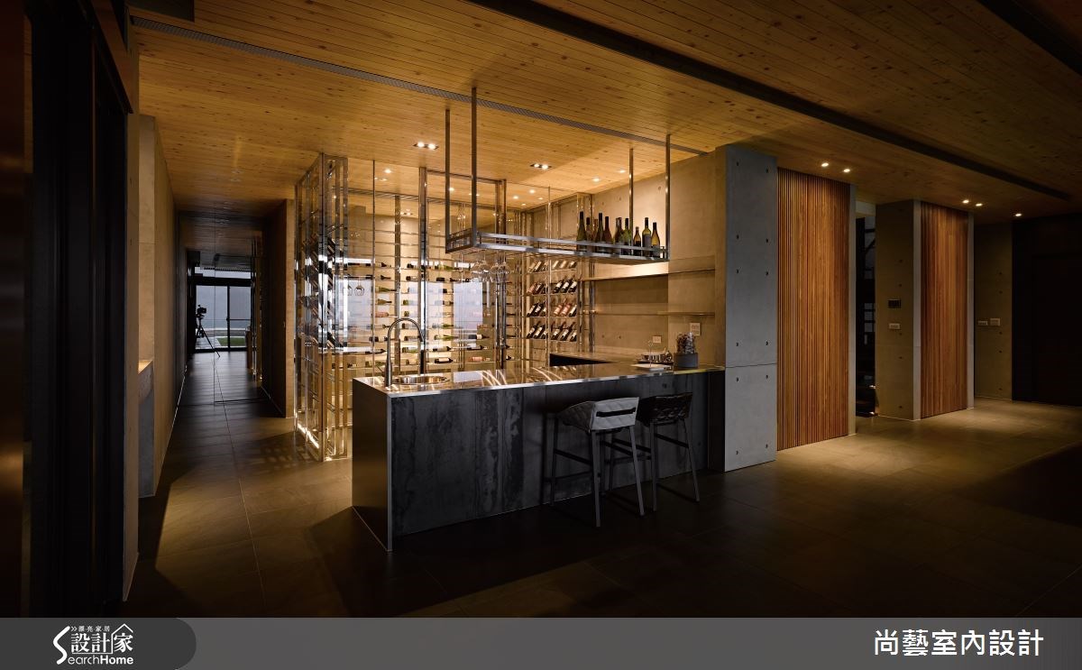 275坪新成屋(5年以下)＿現代風吧檯走廊案例圖片＿尚藝室內設計＿尚藝_28新店國玉之6