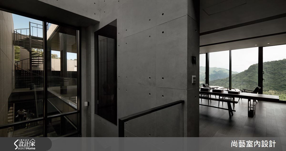 275坪新成屋(5年以下)＿現代風書房樓梯案例圖片＿尚藝室內設計＿尚藝_28新店國玉之14