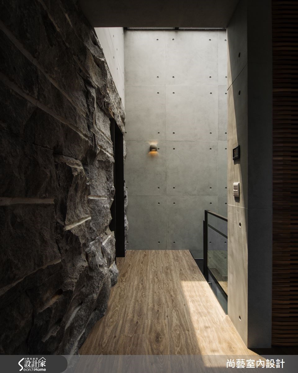 275坪新成屋(5年以下)＿現代風樓梯走廊案例圖片＿尚藝室內設計＿尚藝_28新店國玉之18