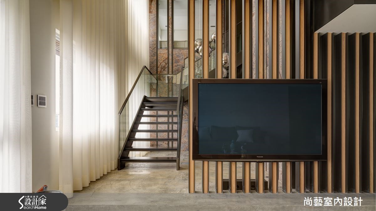 140坪中古屋(5~15年)＿簡約風樓梯案例圖片＿尚藝室內設計＿尚藝_29重慶北路和熙朝暮之1