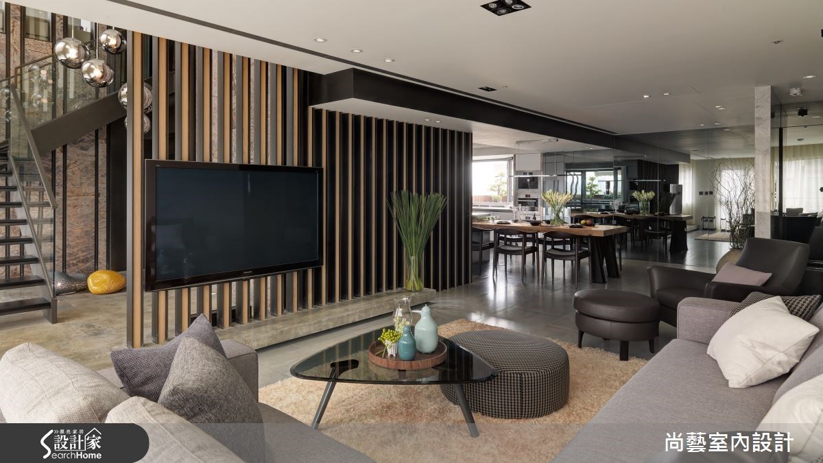140坪中古屋(5~15年)＿簡約風客廳餐廳廚房案例圖片＿尚藝室內設計＿尚藝_29重慶北路和熙朝暮之6