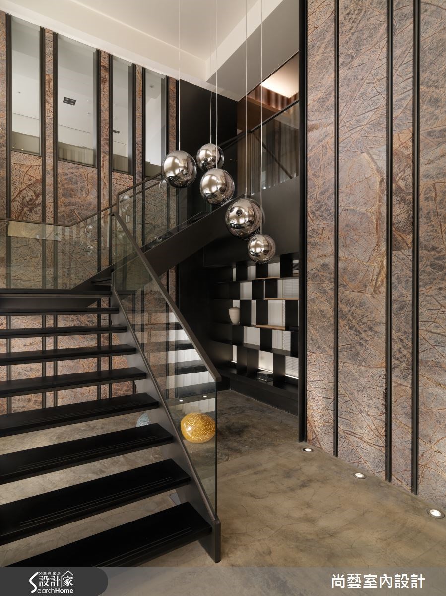 140坪中古屋(5~15年)＿簡約風樓梯案例圖片＿尚藝室內設計＿尚藝_29重慶北路和熙朝暮之12