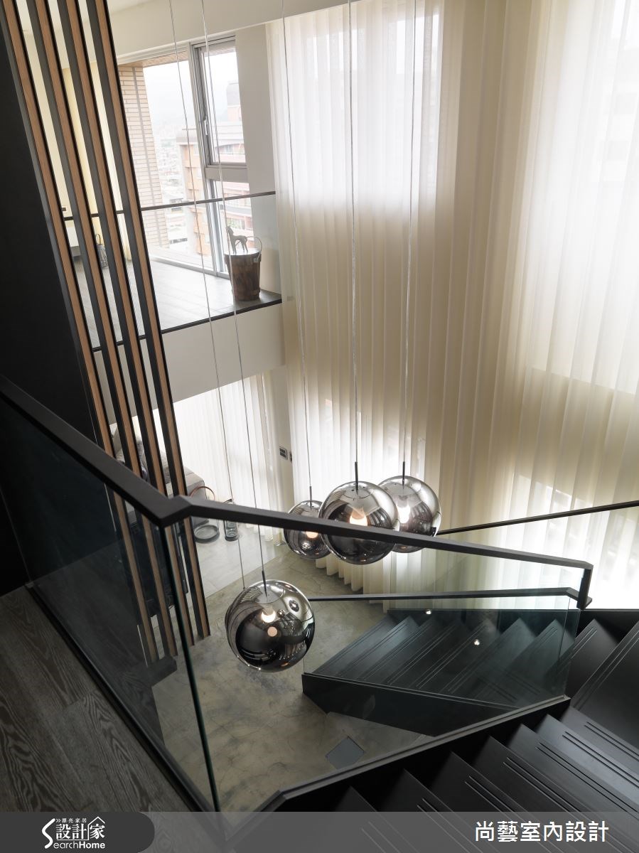 140坪中古屋(5~15年)＿簡約風樓梯案例圖片＿尚藝室內設計＿尚藝_29重慶北路和熙朝暮之14