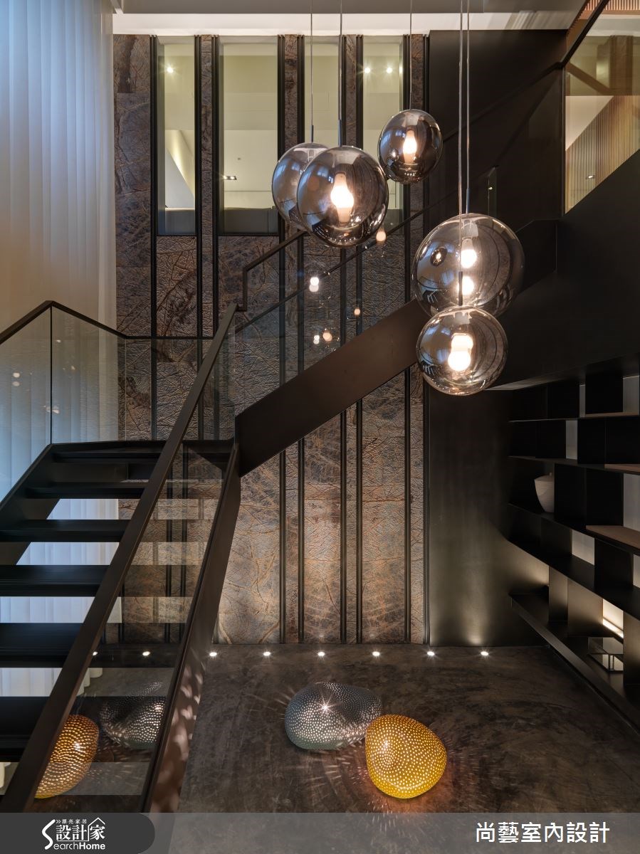 140坪中古屋(5~15年)＿簡約風樓梯案例圖片＿尚藝室內設計＿尚藝_29重慶北路和熙朝暮之16