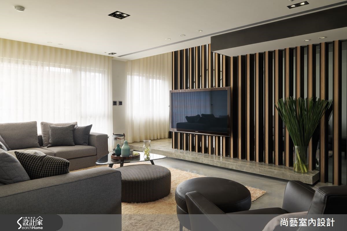 140坪中古屋(5~15年)＿簡約風客廳案例圖片＿尚藝室內設計＿尚藝_29重慶北路和熙朝暮之23