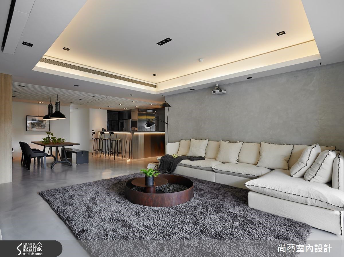 54坪新成屋(5年以下)＿休閒風客廳案例圖片＿尚藝室內設計＿尚藝_31內湖青川富御之9