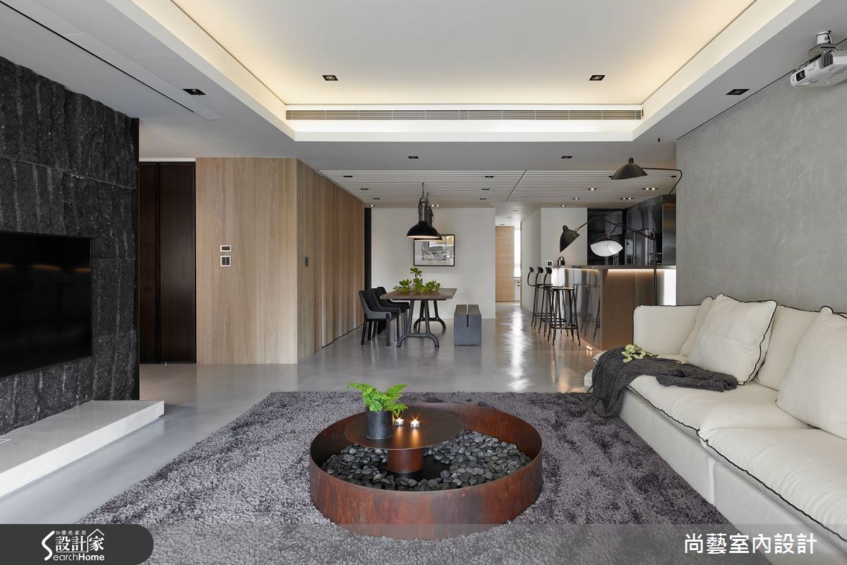 54坪新成屋(5年以下)＿休閒風客廳案例圖片＿尚藝室內設計＿尚藝_31內湖青川富御之10