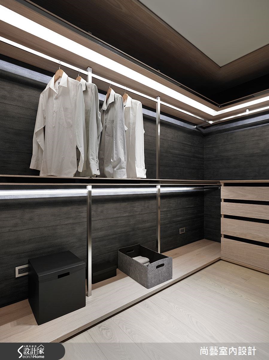 54坪新成屋(5年以下)＿休閒風更衣間案例圖片＿尚藝室內設計＿尚藝_31內湖青川富御之28