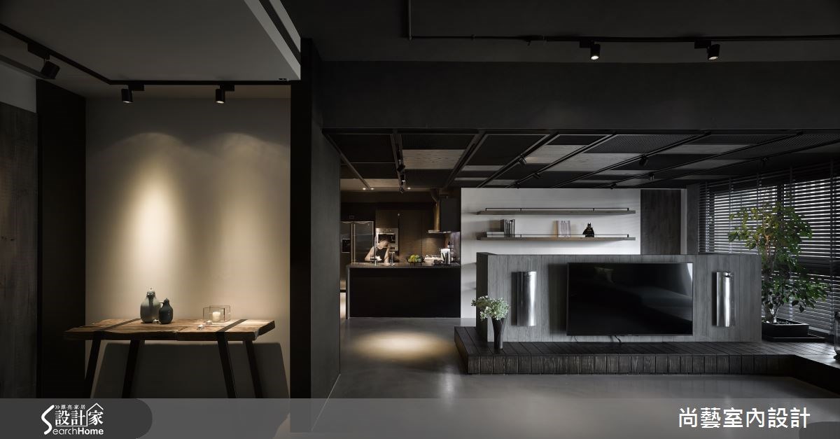 48坪新成屋(5年以下)＿工業風客廳案例圖片＿尚藝室內設計＿尚藝_32林口一悅藏之2