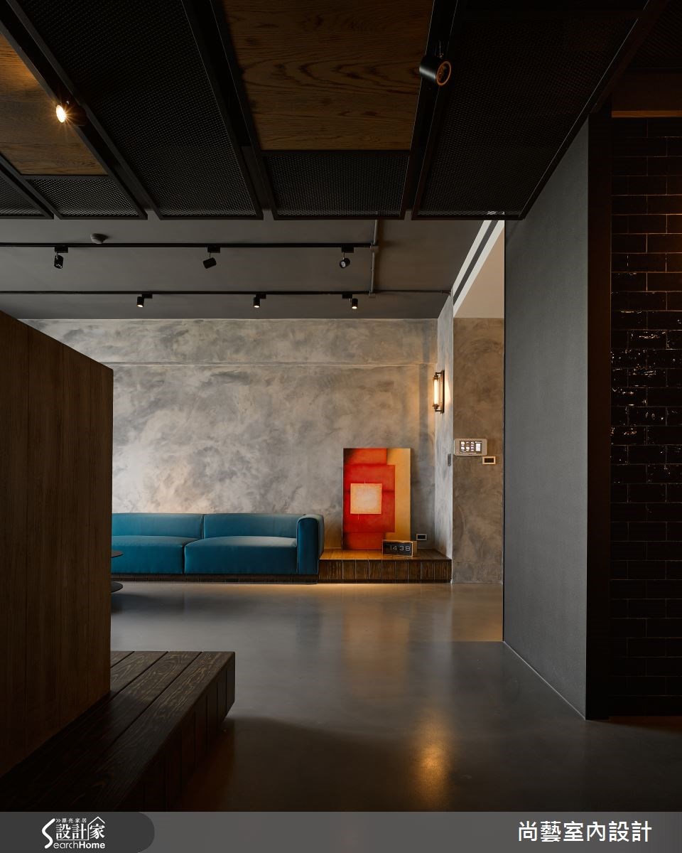 48坪新成屋(5年以下)＿工業風客廳案例圖片＿尚藝室內設計＿尚藝_32林口一悅藏之3