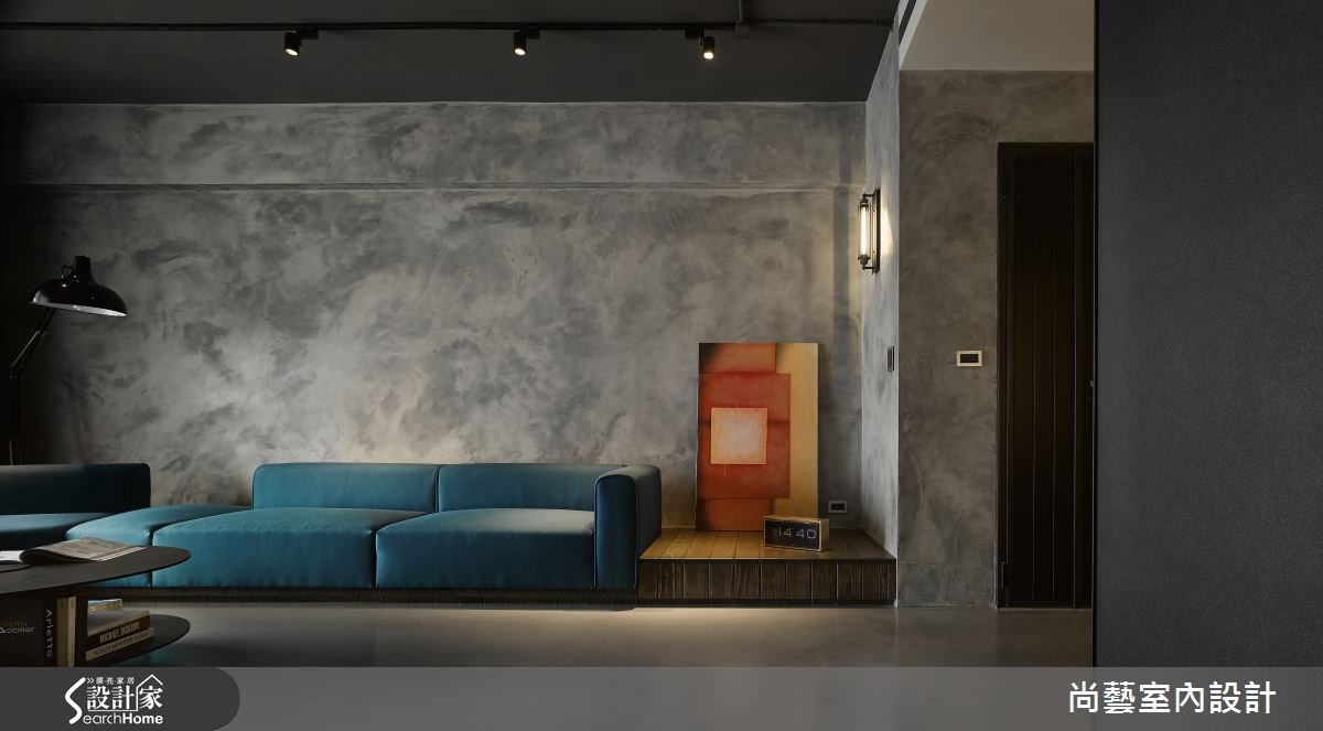 48坪新成屋(5年以下)＿工業風客廳案例圖片＿尚藝室內設計＿尚藝_32林口一悅藏之4