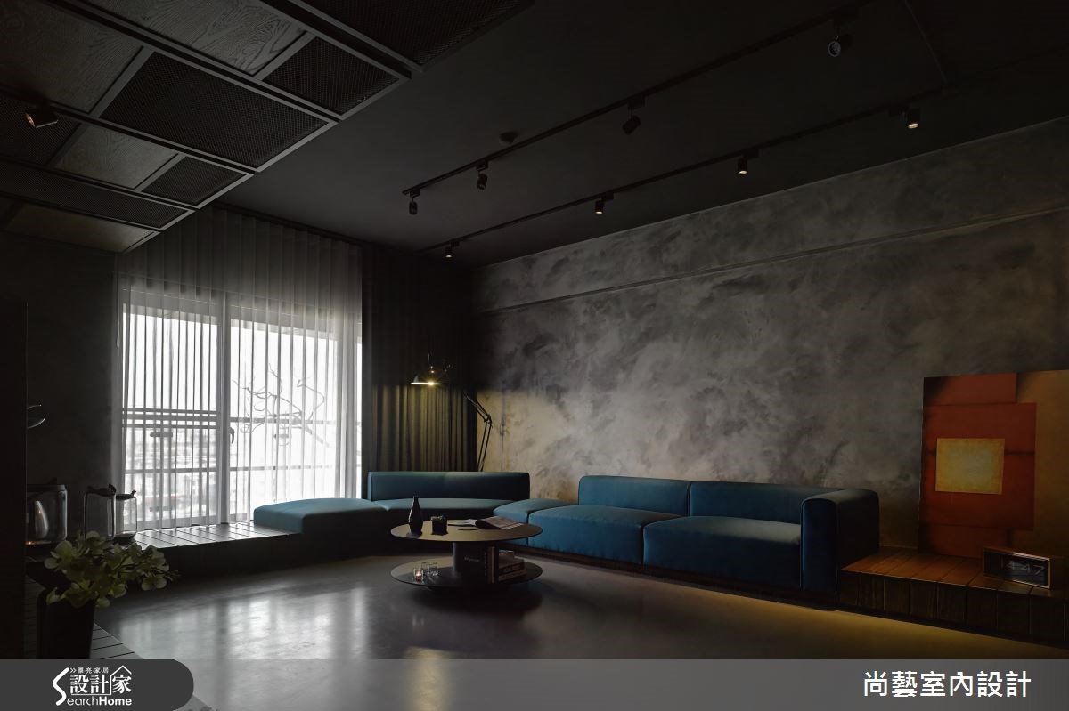 48坪新成屋(5年以下)＿工業風客廳案例圖片＿尚藝室內設計＿尚藝_32林口一悅藏之5
