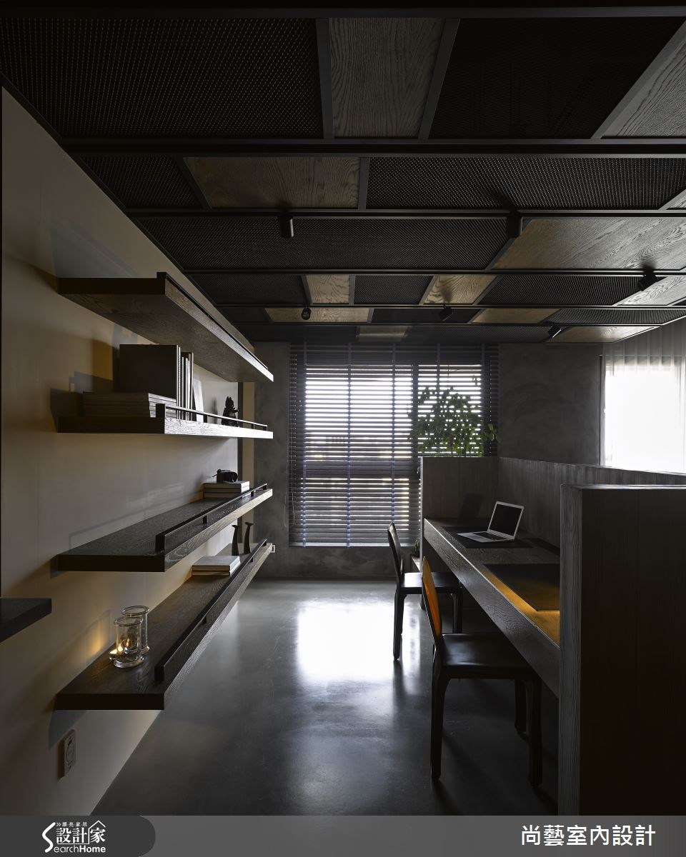 48坪新成屋(5年以下)＿工業風書房案例圖片＿尚藝室內設計＿尚藝_32林口一悅藏之12