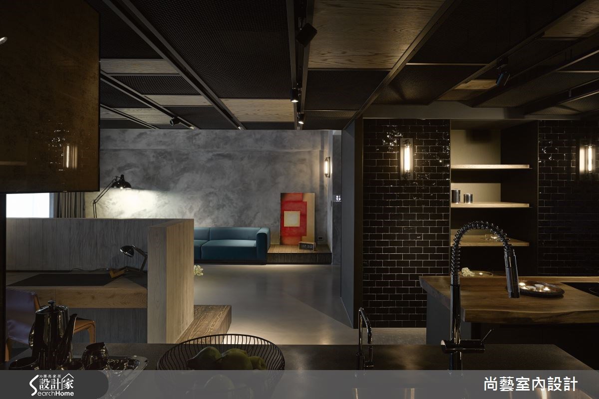 48坪新成屋(5年以下)＿工業風吧檯案例圖片＿尚藝室內設計＿尚藝_32林口一悅藏之14