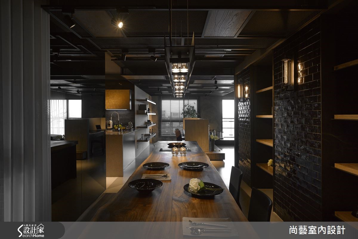 48坪新成屋(5年以下)＿工業風餐廳案例圖片＿尚藝室內設計＿尚藝_32林口一悅藏之16