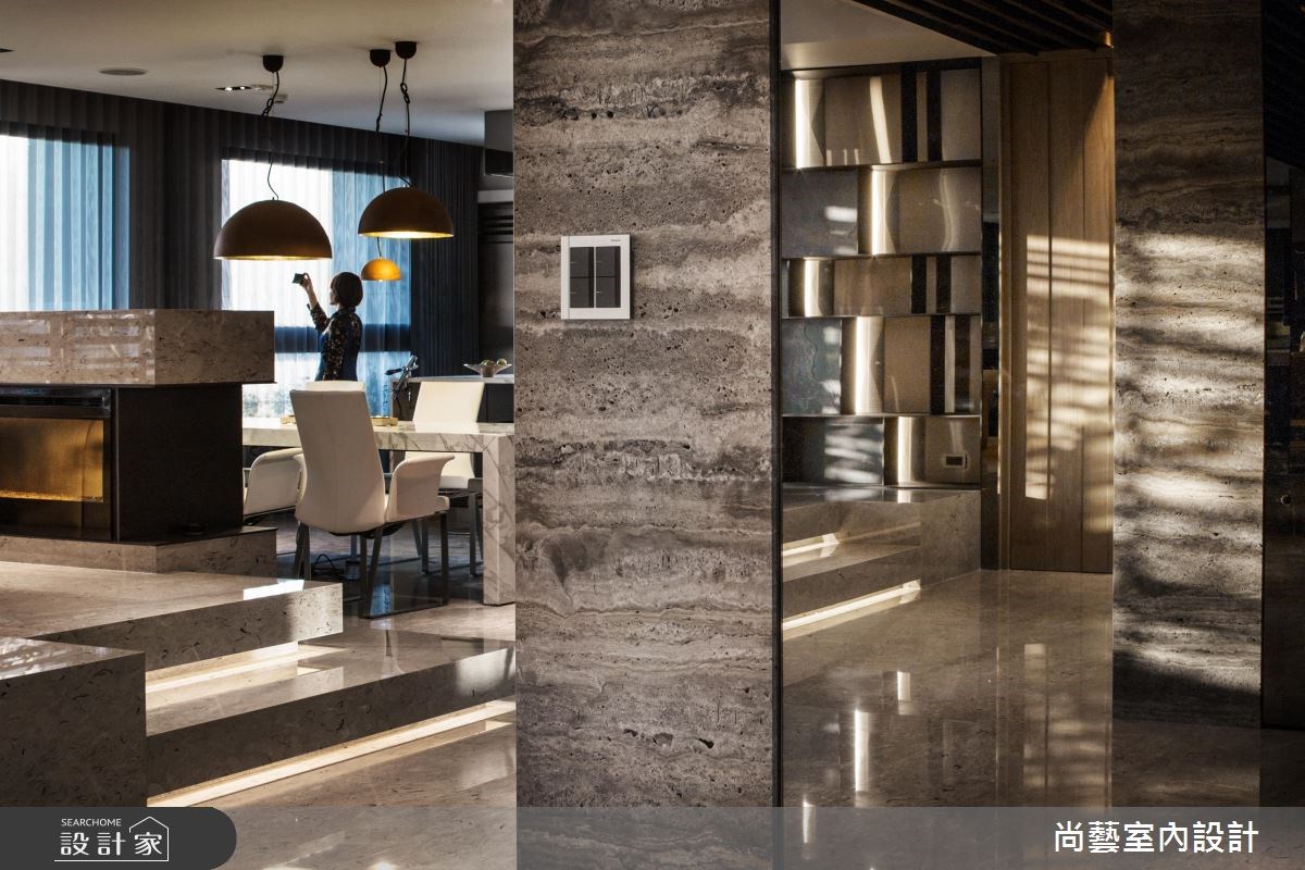 87坪新成屋(5年以下)＿奢華風客廳餐廳案例圖片＿尚藝室內設計＿尚藝_33台中入深林之2