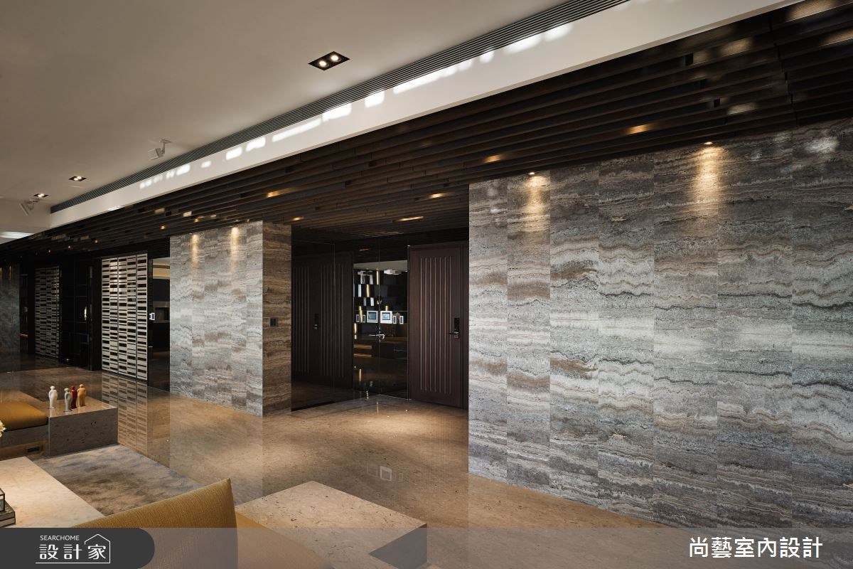 87坪新成屋(5年以下)＿奢華風玄關走廊案例圖片＿尚藝室內設計＿尚藝_33台中入深林之4