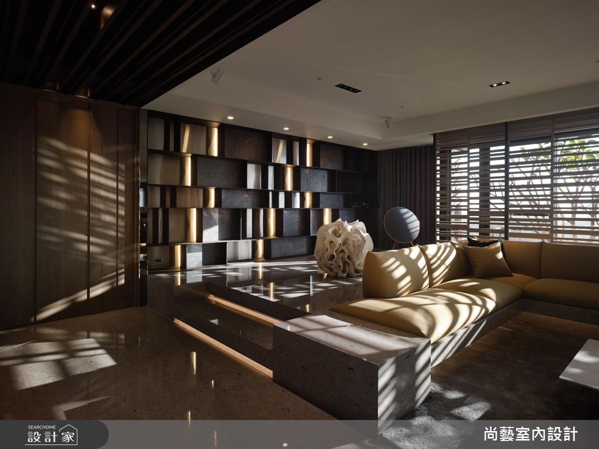 87坪新成屋(5年以下)＿奢華風客廳案例圖片＿尚藝室內設計＿尚藝_33台中入深林之7