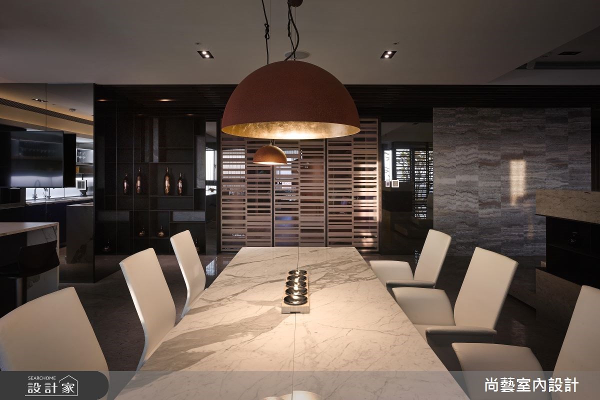 87坪新成屋(5年以下)＿奢華風餐廳案例圖片＿尚藝室內設計＿尚藝_33台中入深林之14