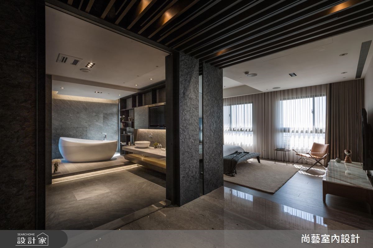 87坪新成屋(5年以下)＿奢華風臥室浴室案例圖片＿尚藝室內設計＿尚藝_33台中入深林之22