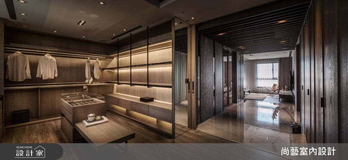 87坪新成屋(5年以下)＿奢華風更衣間案例圖片＿尚藝室內設計＿尚藝_33台中入深林之23