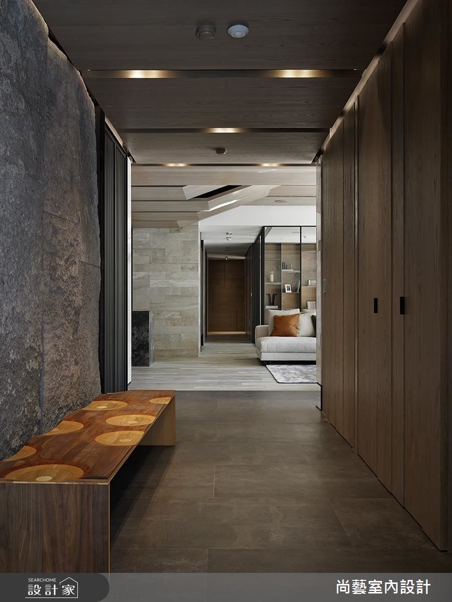 67坪新成屋(5年以下)＿奢華風玄關案例圖片＿尚藝室內設計＿尚藝_34高峰會峰裡綿延之1