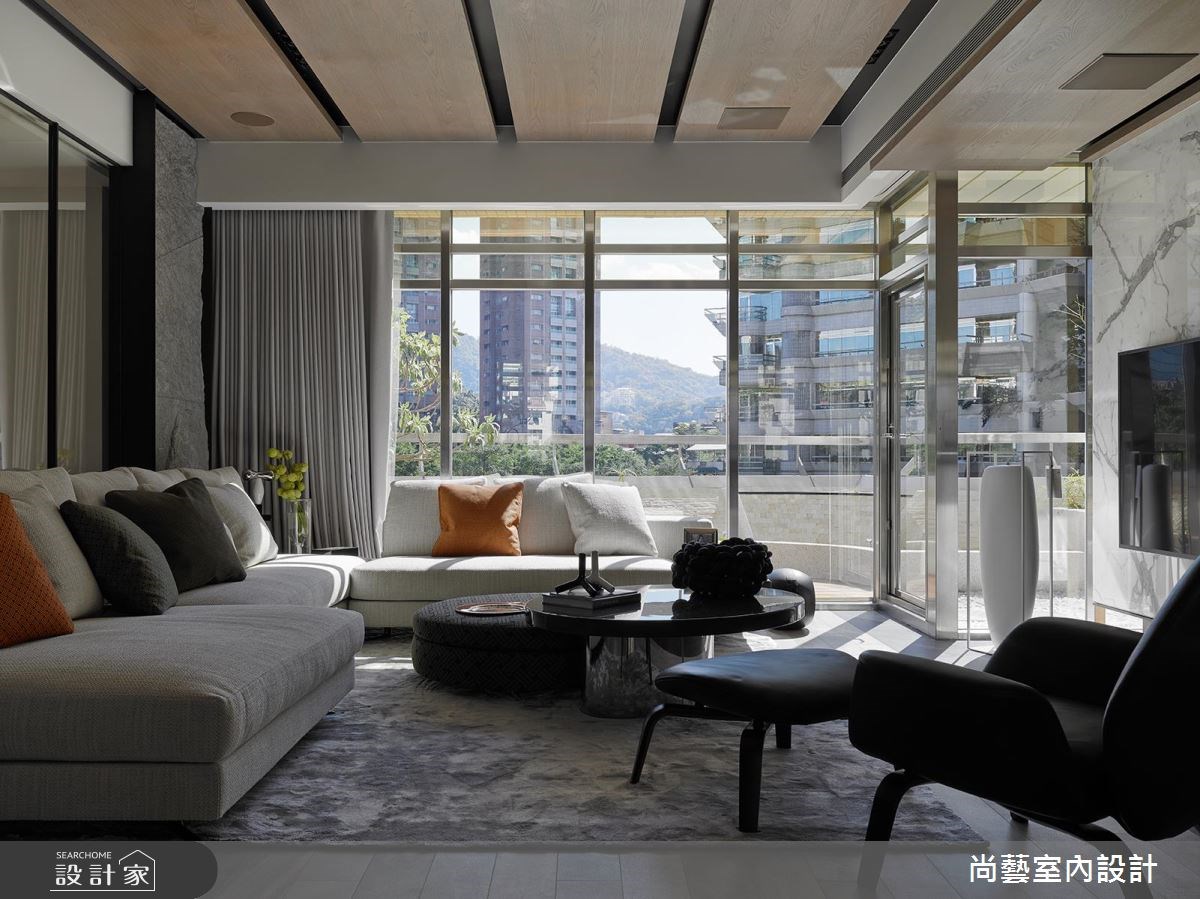 67坪新成屋(5年以下)＿奢華風客廳案例圖片＿尚藝室內設計＿尚藝_34高峰會峰裡綿延之8