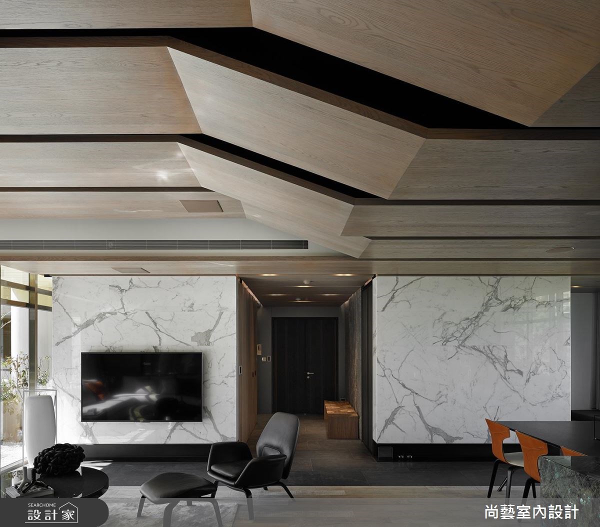 67坪新成屋(5年以下)＿奢華風玄關客廳案例圖片＿尚藝室內設計＿尚藝_34高峰會峰裡綿延之10