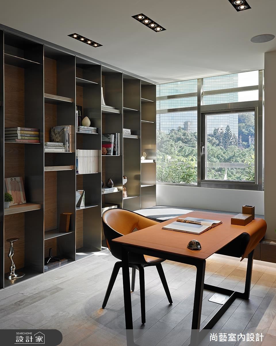 67坪新成屋(5年以下)＿奢華風書房臥榻案例圖片＿尚藝室內設計＿尚藝_34高峰會峰裡綿延之19