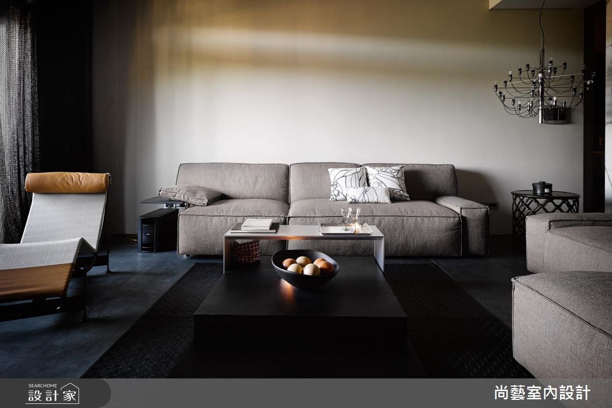 52坪新成屋(5年以下)＿現代風客廳案例圖片＿尚藝室內設計＿尚藝_35世界山莊之2