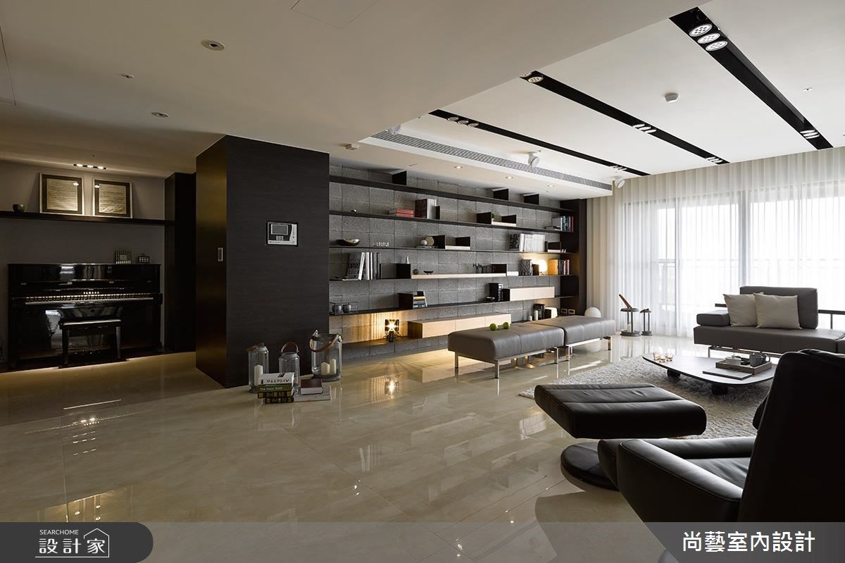 71坪新成屋(5年以下)＿現代風客廳案例圖片＿尚藝室內設計＿尚藝_36大吾疆之3