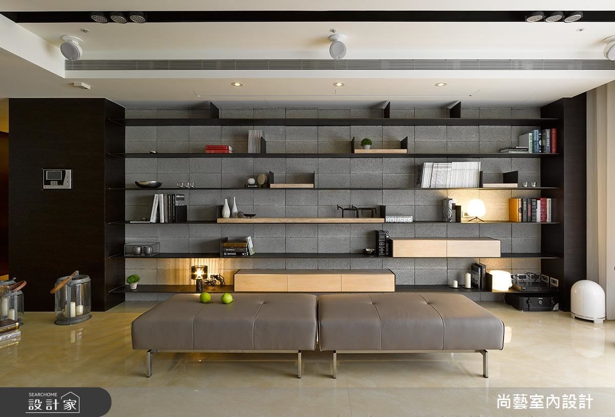 71坪新成屋(5年以下)＿現代風客廳案例圖片＿尚藝室內設計＿尚藝_36大吾疆之5