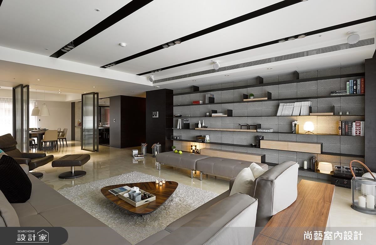 71坪新成屋(5年以下)＿現代風客廳餐廳案例圖片＿尚藝室內設計＿尚藝_36大吾疆之6