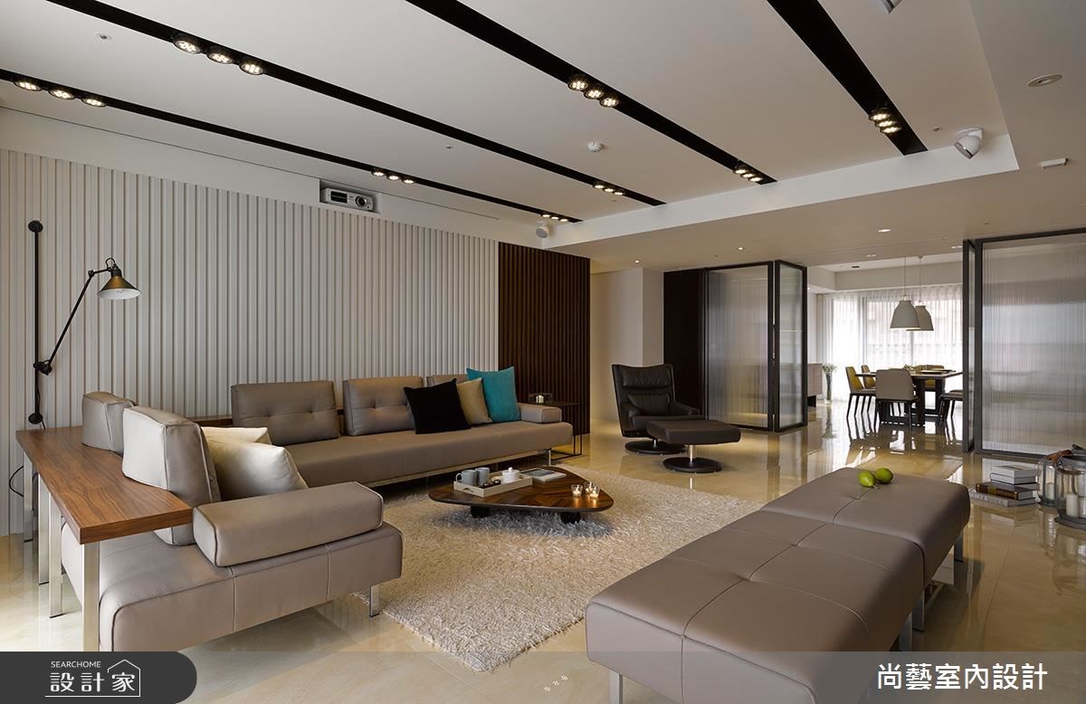 71坪新成屋(5年以下)＿現代風客廳餐廳案例圖片＿尚藝室內設計＿尚藝_36大吾疆之7
